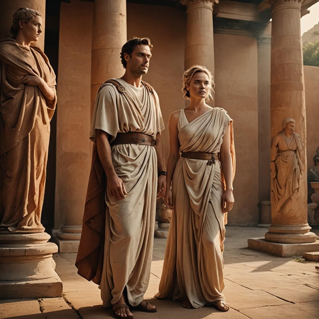 Classical Beauty in Ancient Greek Style