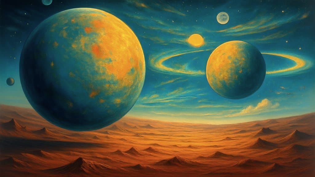 Universal Gravitation: Two Bodies and Attraction Vectors