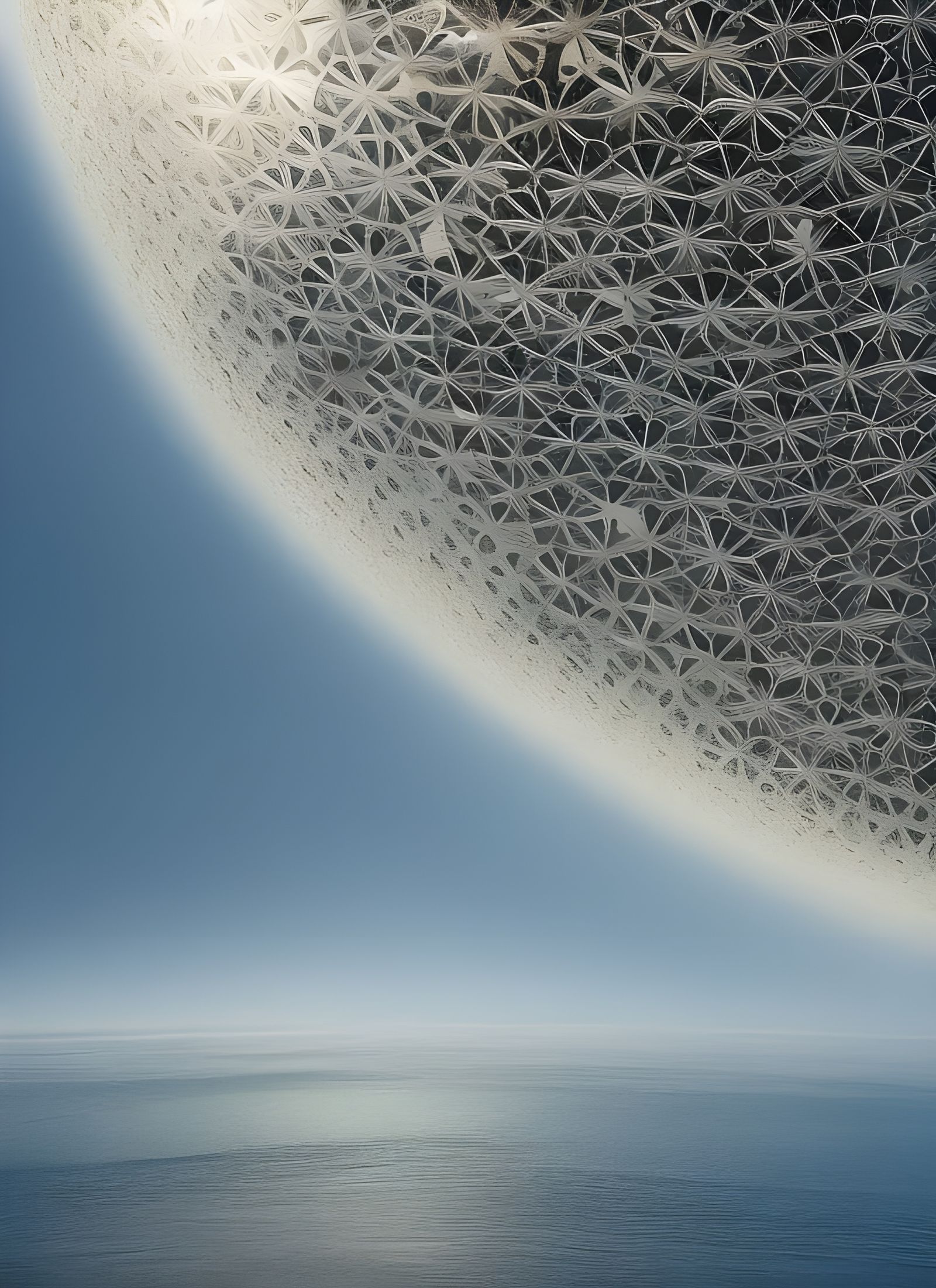 Deconstructed Nervous System: Hyperdetailed Digital Matte Pa...