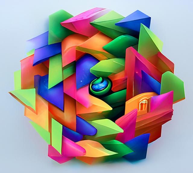 Neon Fantasy Tavern Cellar with Magical Doorway