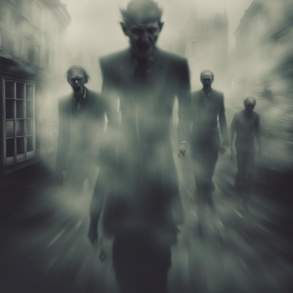 Disturbing Double Exposure of Souls in Torment