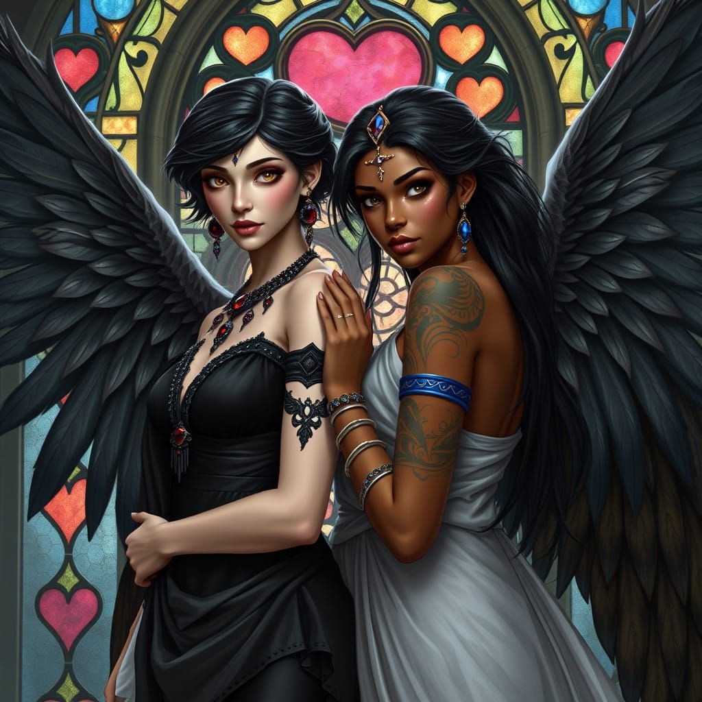 Goddesses of Eternity in Gothic Splendor