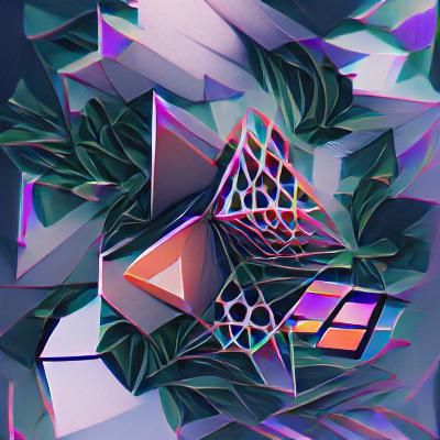 Abstract Geometric Shapes in a Minimalist Style