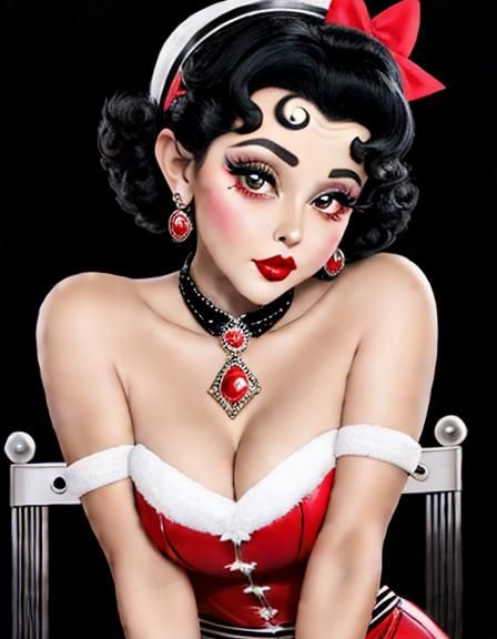 betty boop merry christmas
