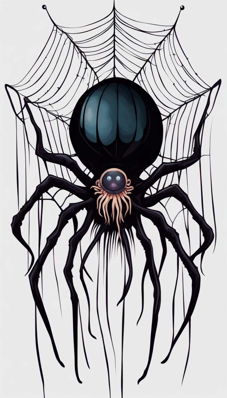 Gothic Spider-Jellyfish Hybrid Creation