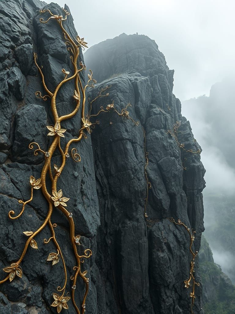 Golden Vines in an unlikely location