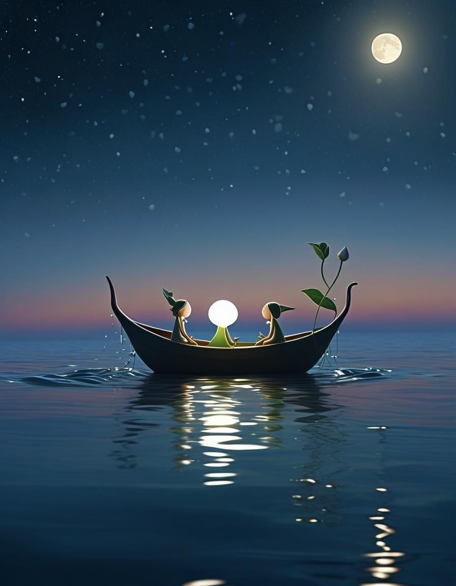 Dreamy Juggernaut Rides Dewdrop at Dawn