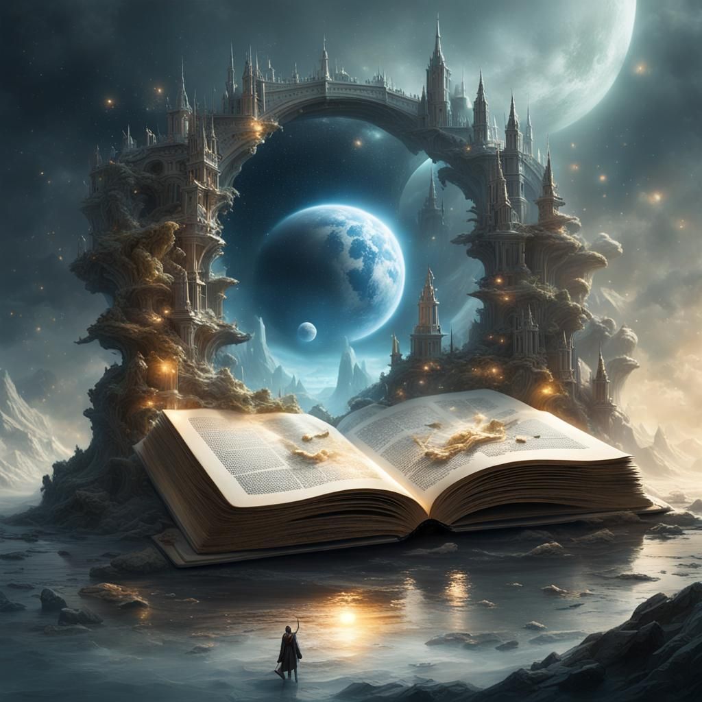 Miniature Sci-Fi World Emerges from Book