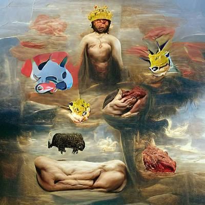 Pokemon Biblical Art: No Kings, No Gods