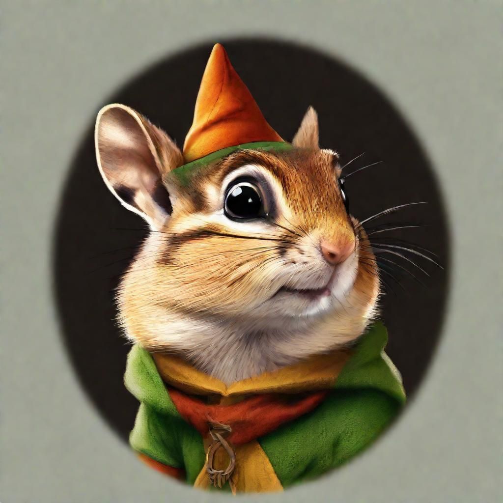 Elven Portrait of Alvin the Chipmunk