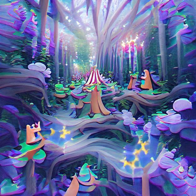 Enchanted Forest Scene