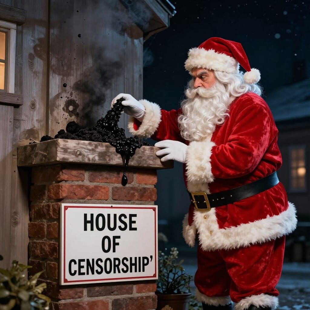 Christmas at the “HOUSE OF CENSORSHIP"