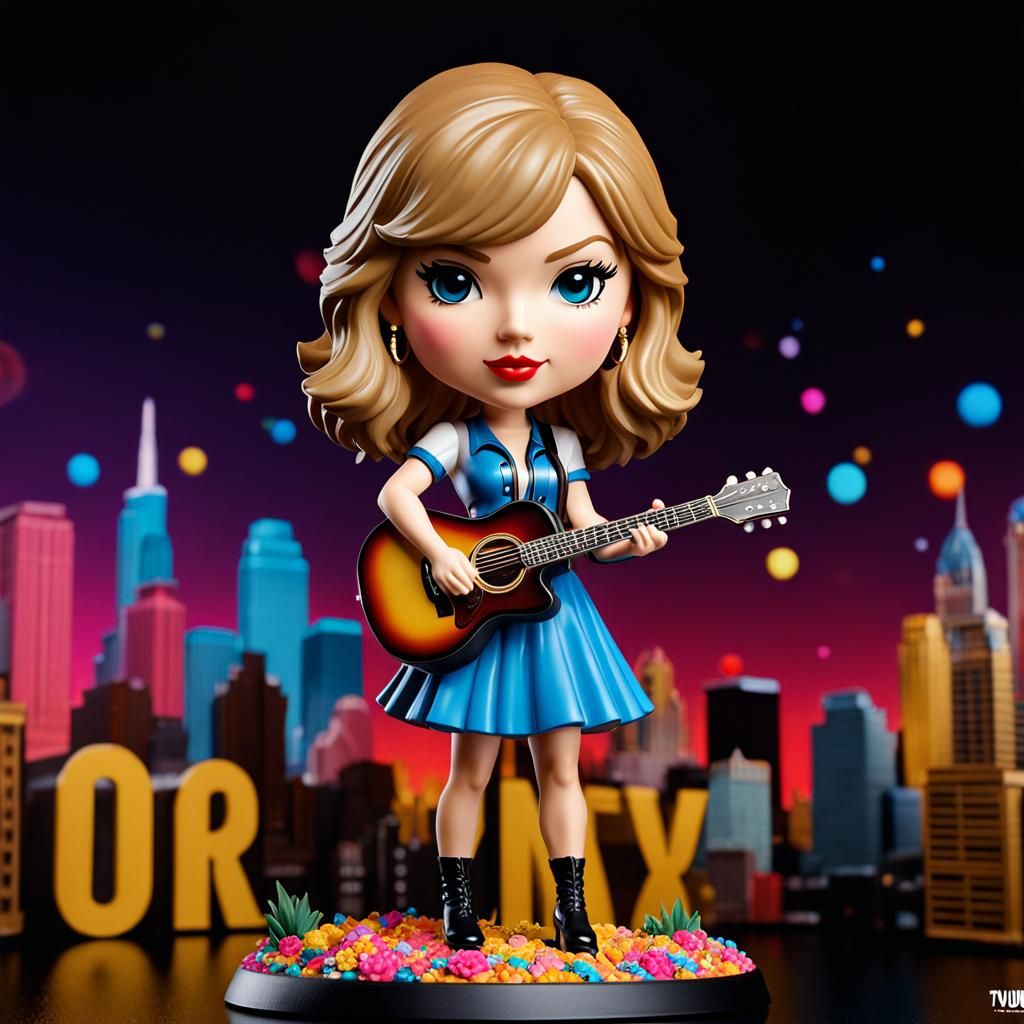 Taylor Swift Bobblehead v2 🎙️❤️🎵