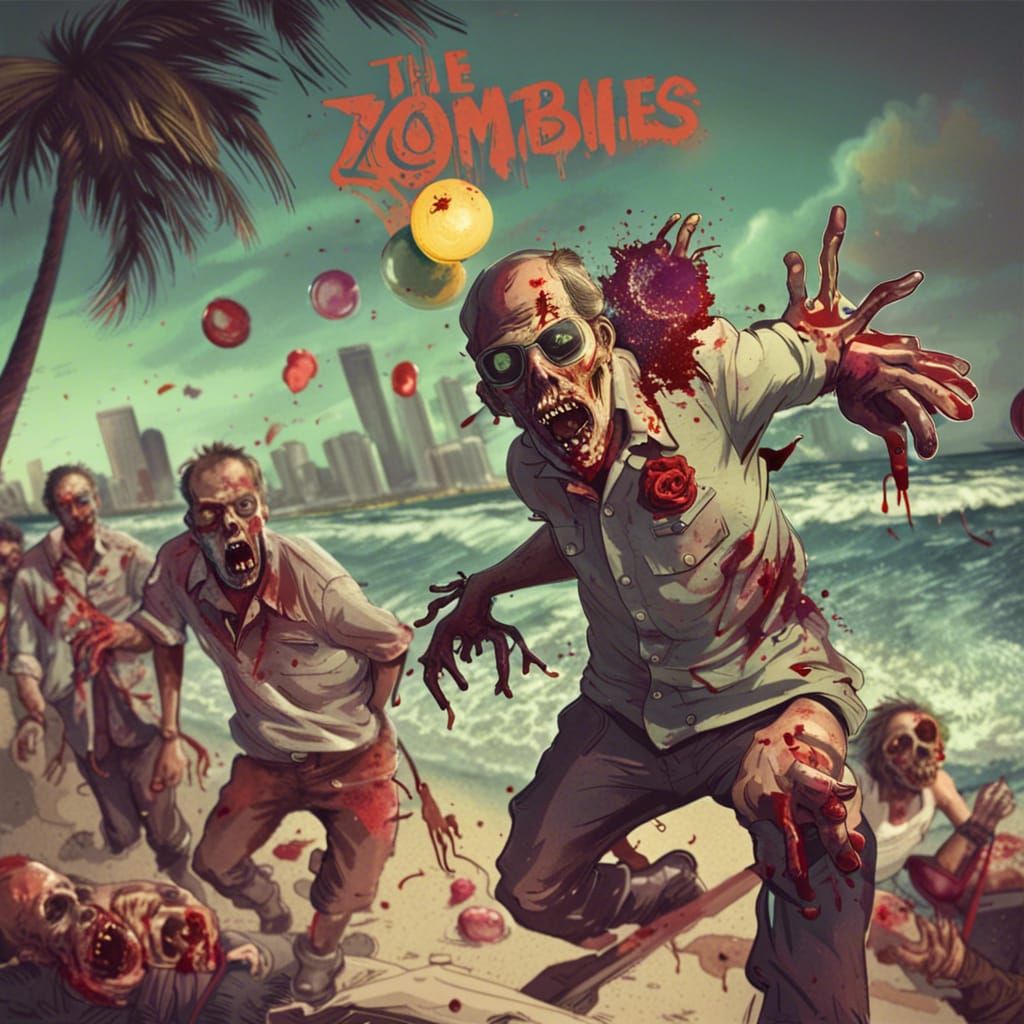 Zombie Cocktail Party on Miami Beach