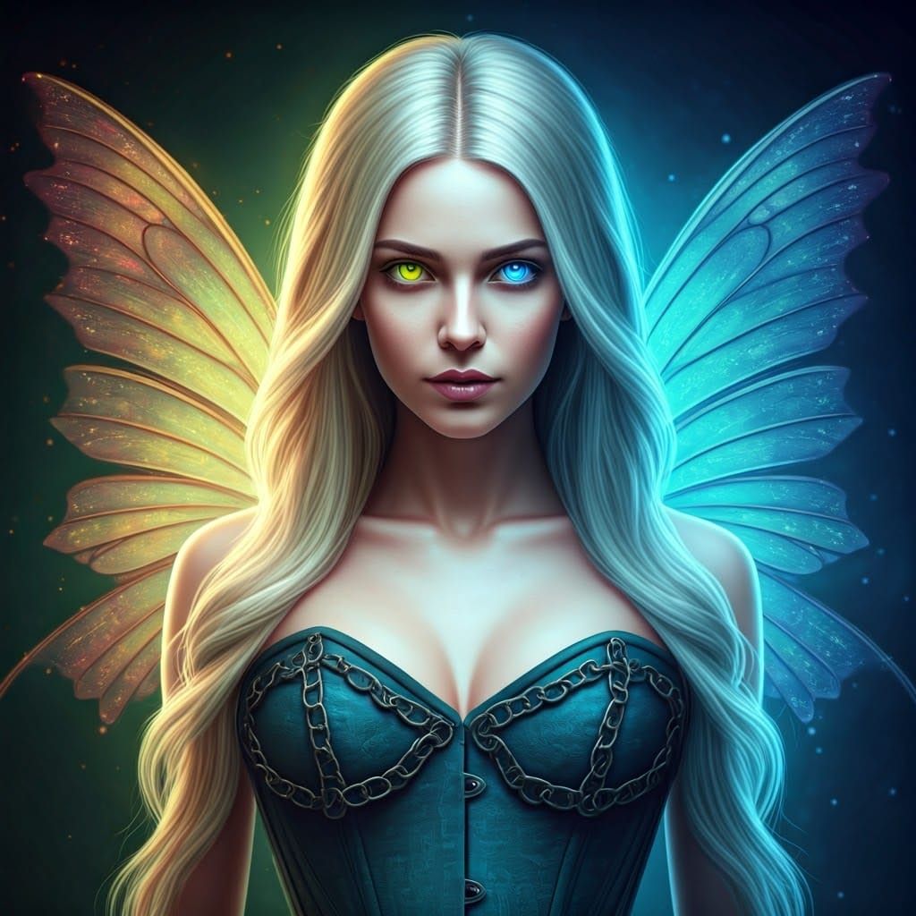 Fairy and Elf Portrait in Renaissance Style