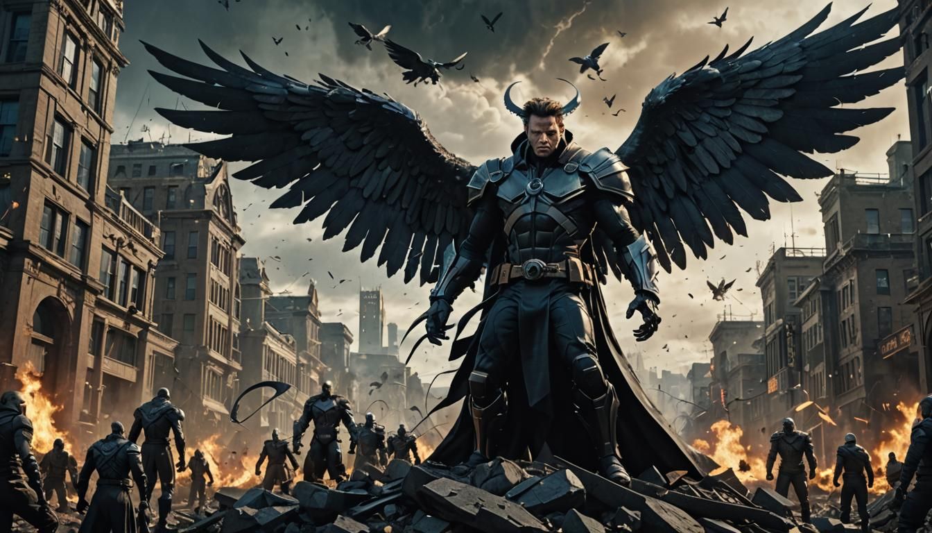X-Men Angel of Death: Epic Cinematic Digital Art
