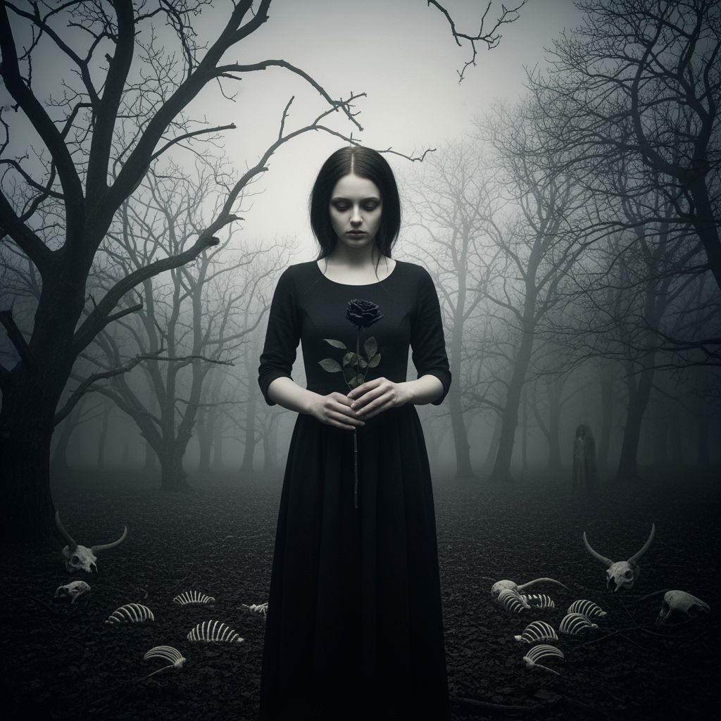 Grimdark Image in Surrealist Style