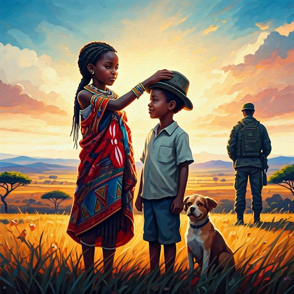 Sisterly Love and Legacy in Vibrant Kenyan Landscape