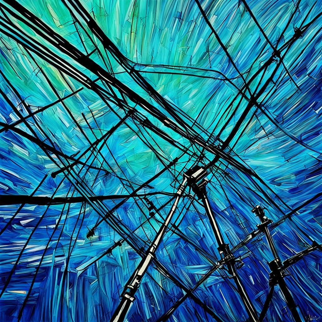 Abstract Art with Blurred Vision and Fine Details