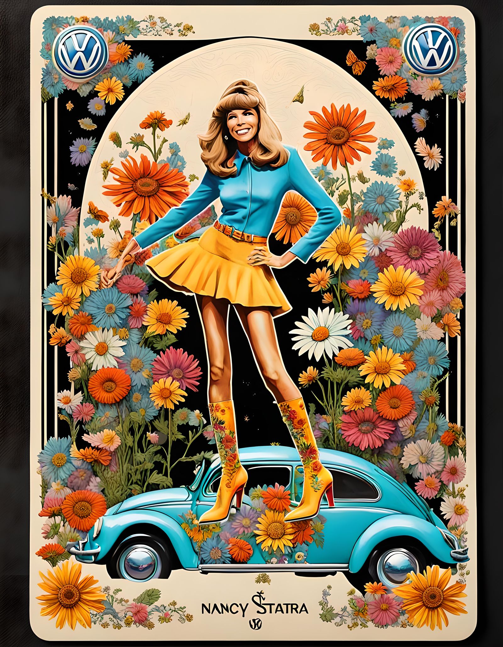 Nancy Sinatra groovy sings "These boots are made for walking...