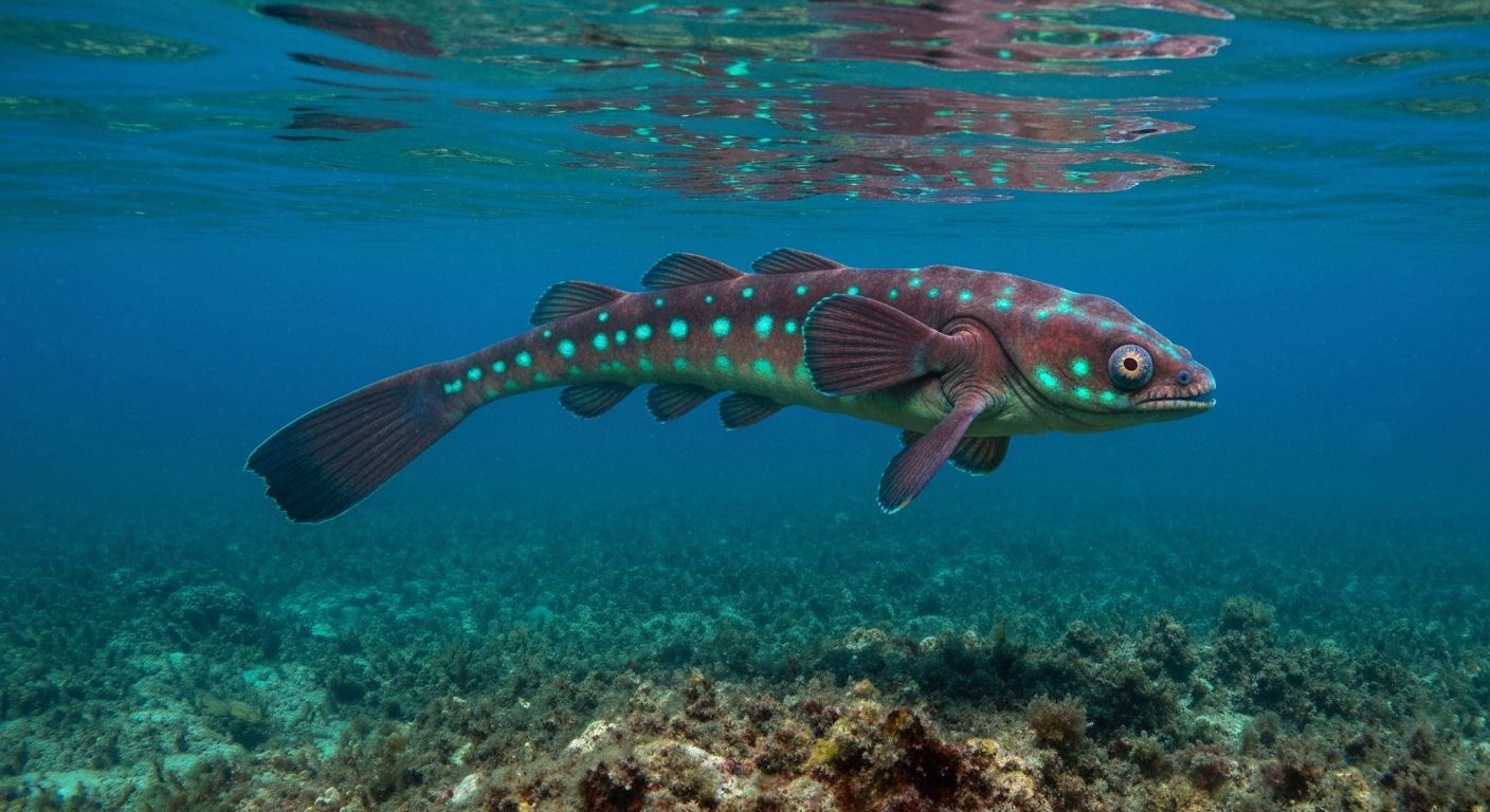 Colorful Underwater Alien Species in Documentary Photo