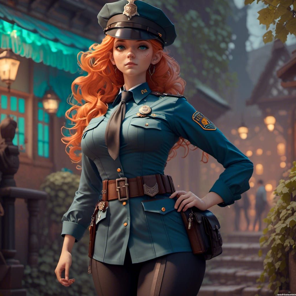 uniform, police officer. <lora:AnimationXL:1.0>
