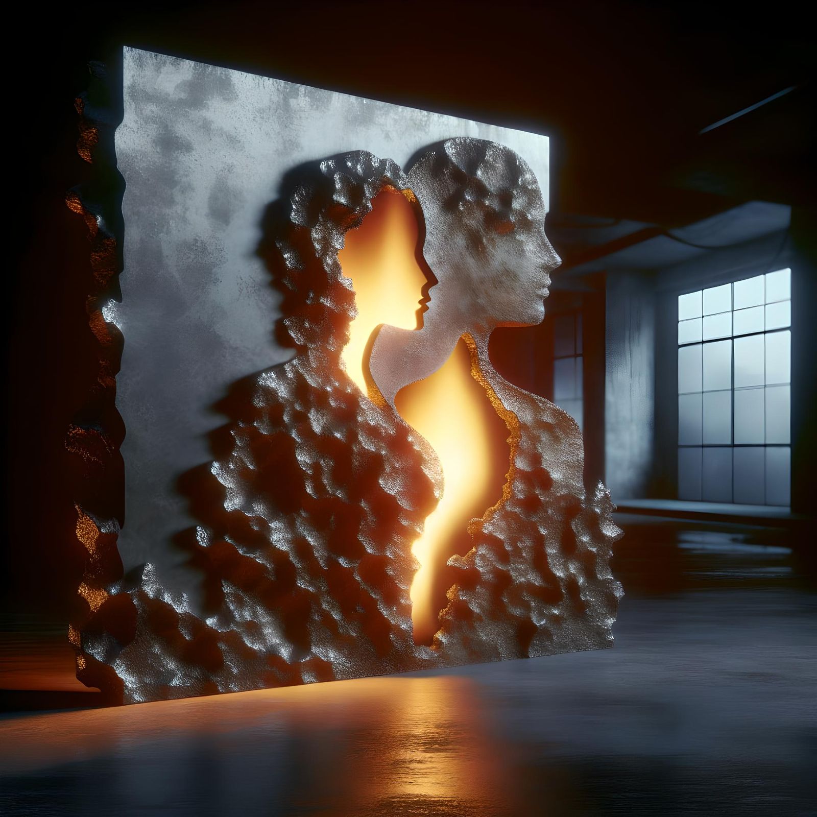 Silver Figures Forged in Living Flame