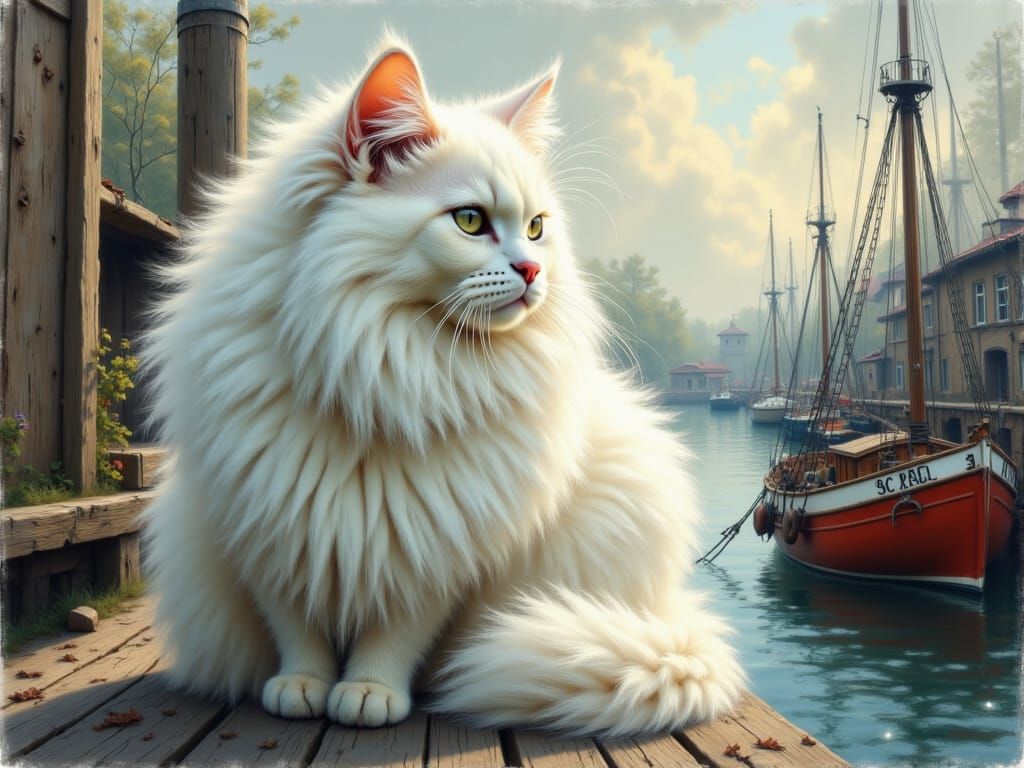 Fat Cat at a Fishery