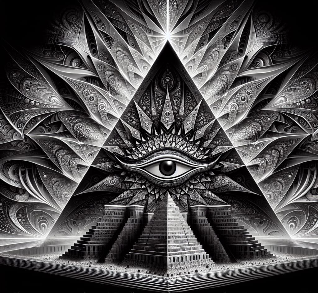 Surreal Pyramid Oracle