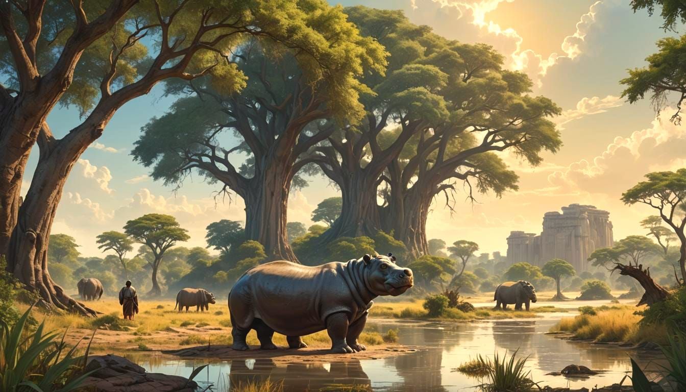 Malian Empire's Foundation: A Cinematic, Photo-Realist Paint...