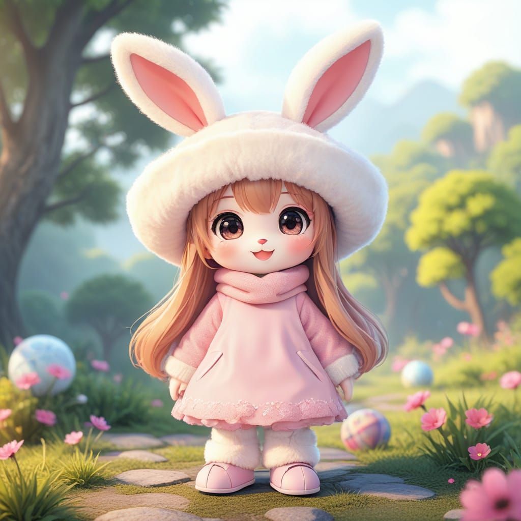 Charming Cartoon Character