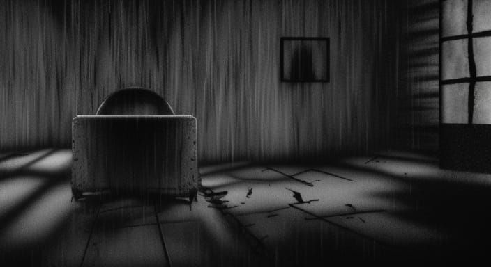 Abstract Horror Art in Aetherpunk Style