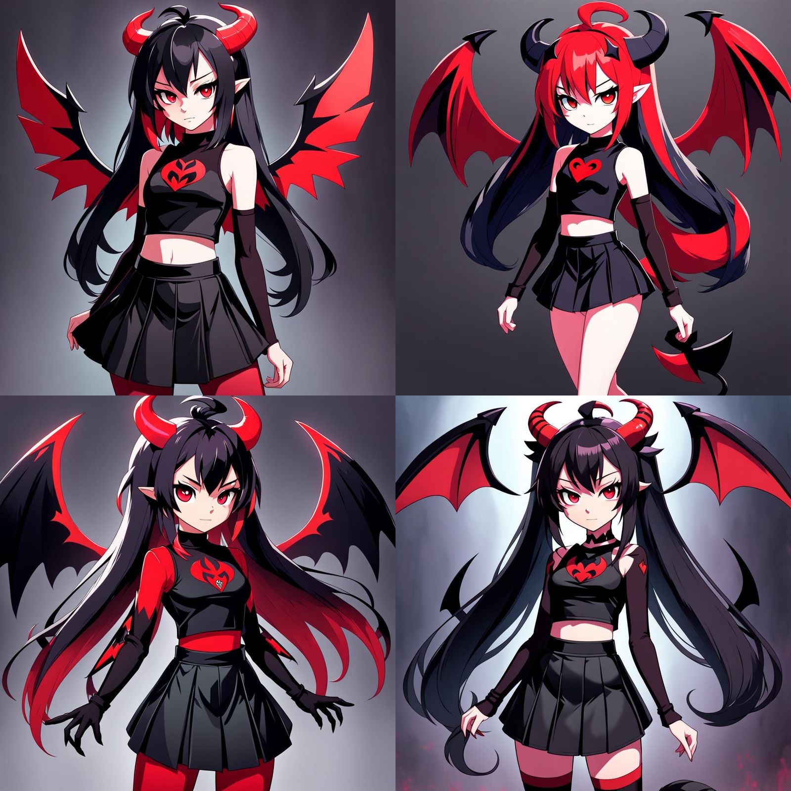 Hazbin Hotel Inspired Demon Character Illustration