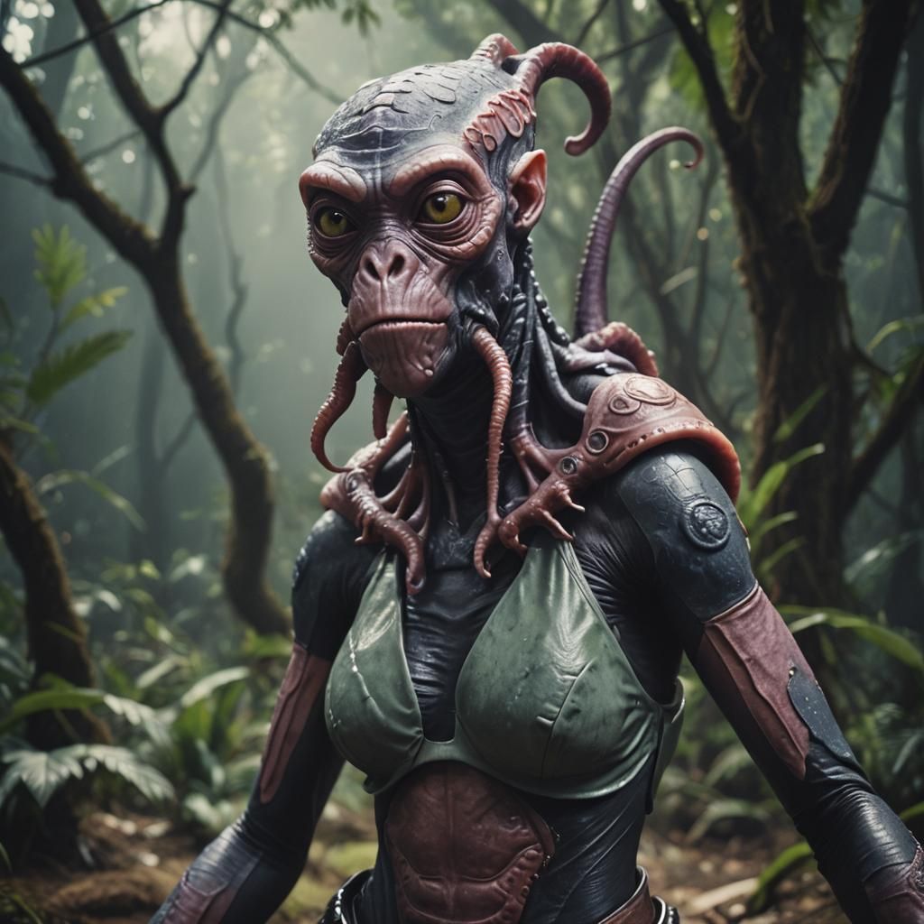 Twi'lek Octopus Gorilla Grasshopper Hybrid Creature