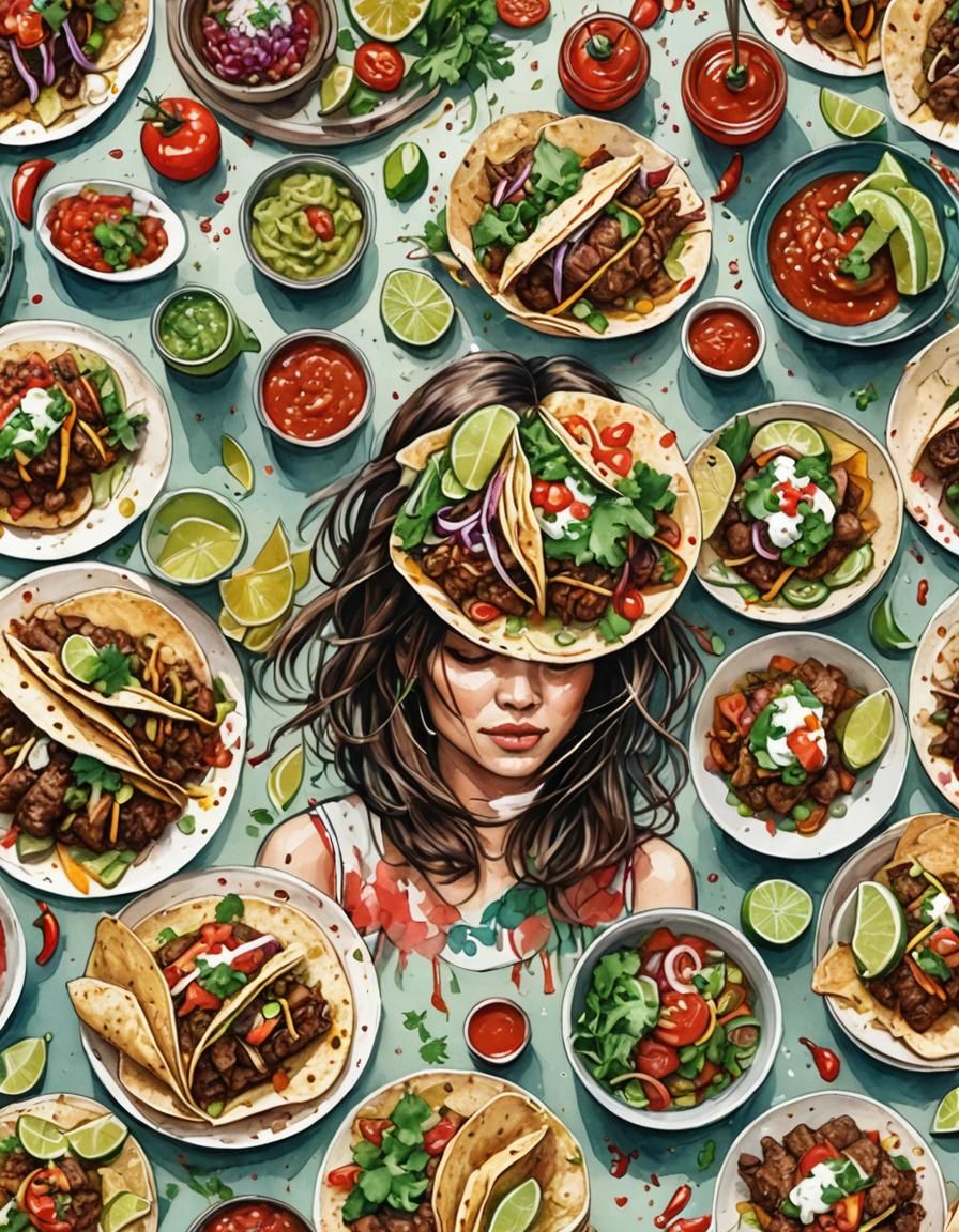 un festin festif de Cinco de Mayo