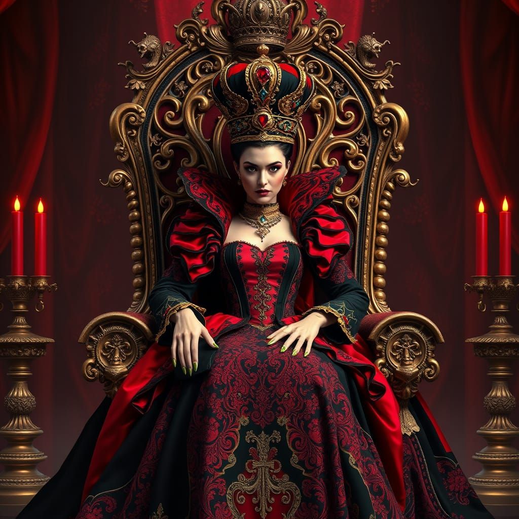 The Red Queen Reigns in Opulent Splendor