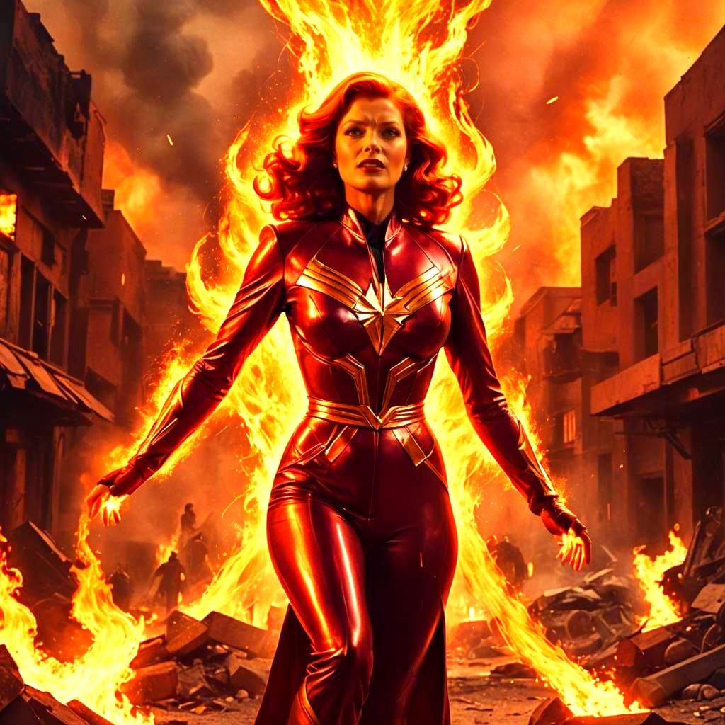 Phoenix Suit: Cinematic Portrait