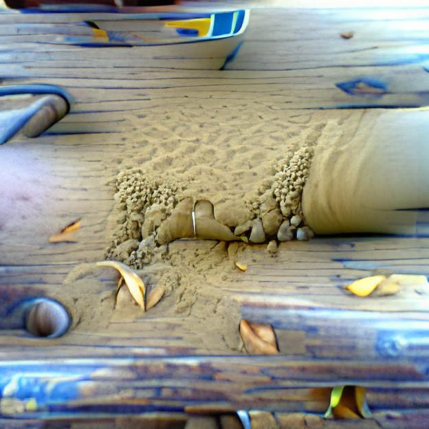 Sand Under Table: AI Interpretation