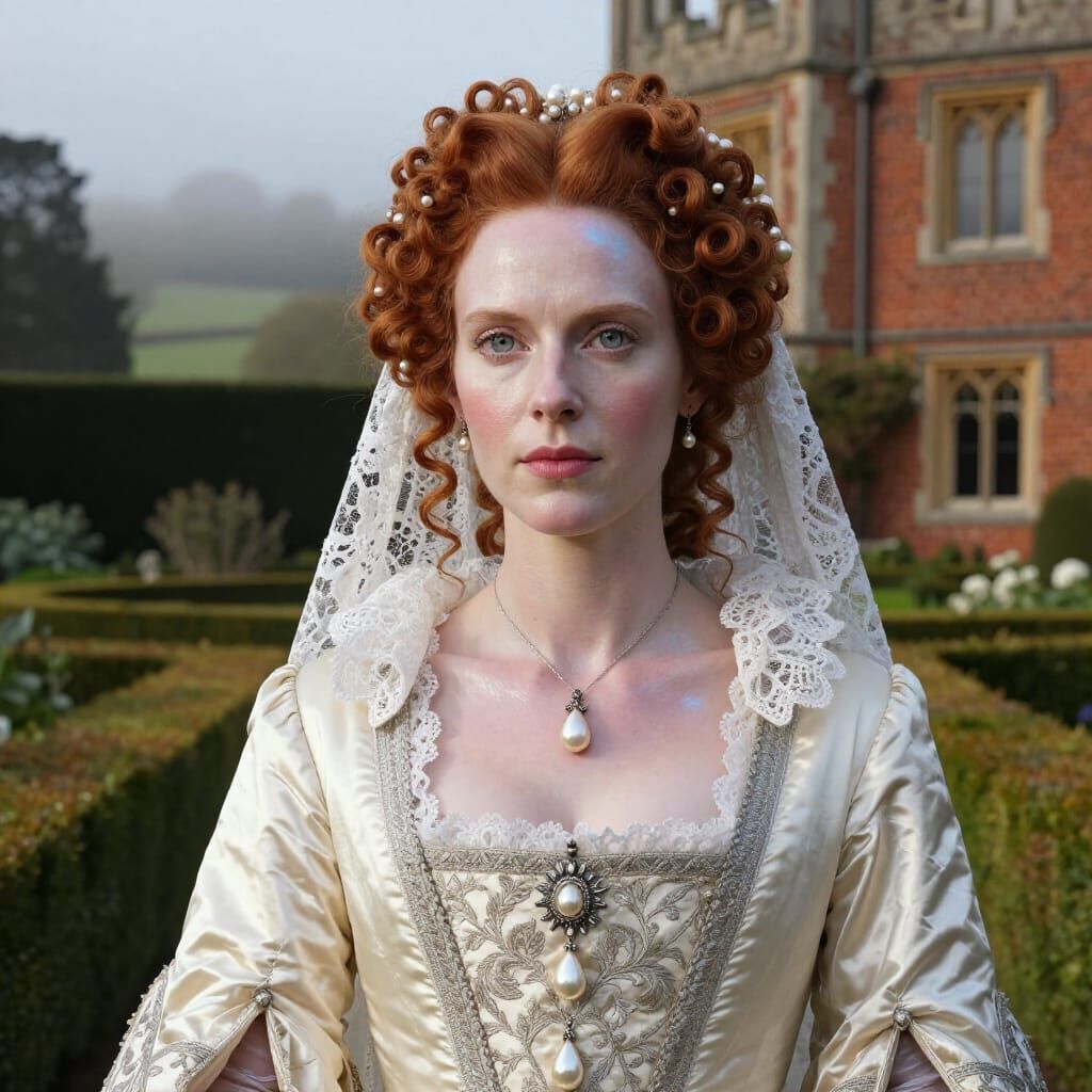 Jacobean Noblewoman Lady Frances Aston Portrait