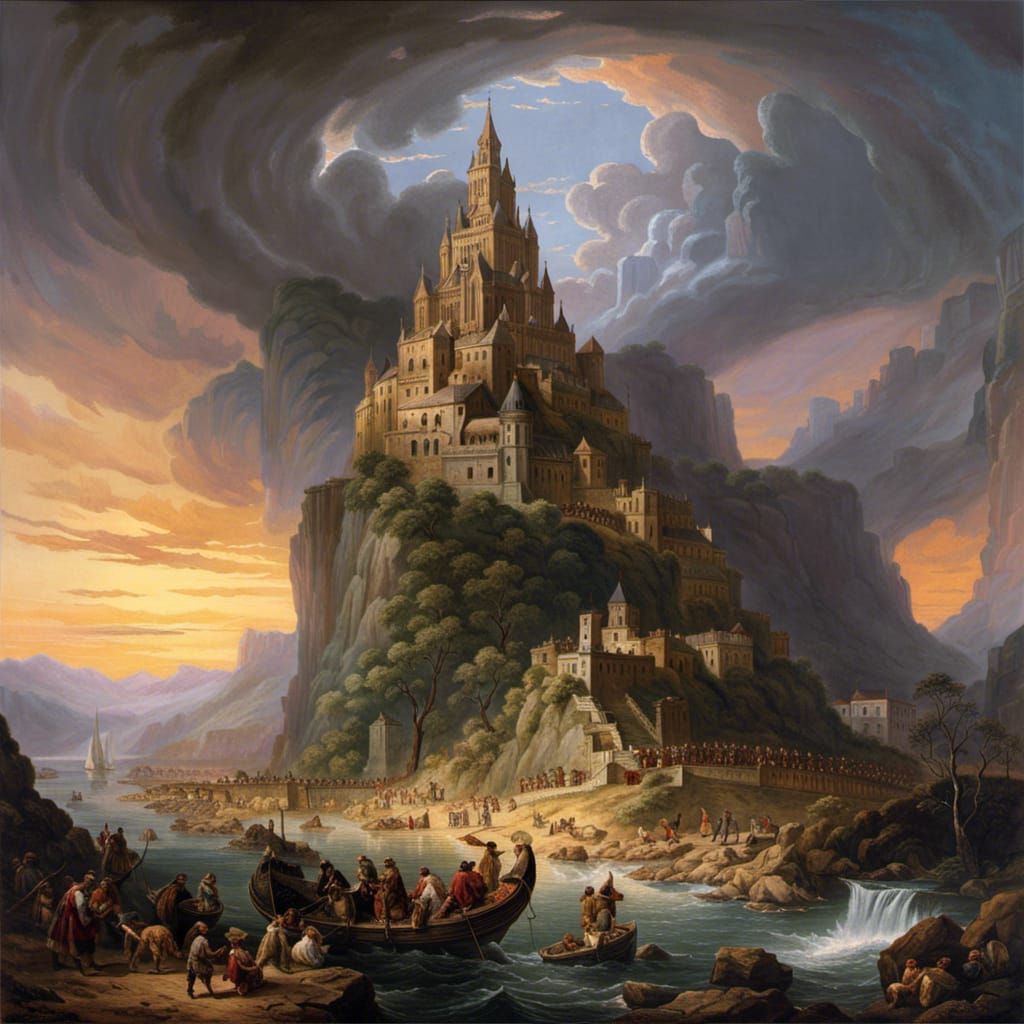 Soul's Ascension: A Cosmic Fusion in Hyperrealism