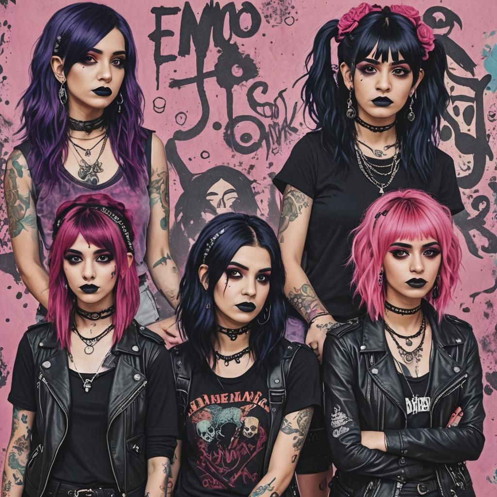 All-Female Goth Band 'Emo Lemonade' on Stage