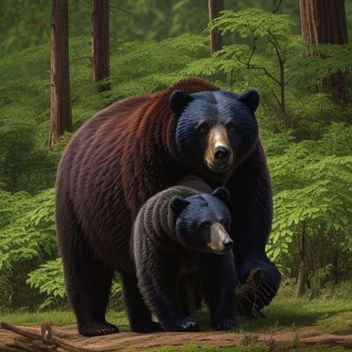 Bears Foraging for Psychoactive Roots and Insects