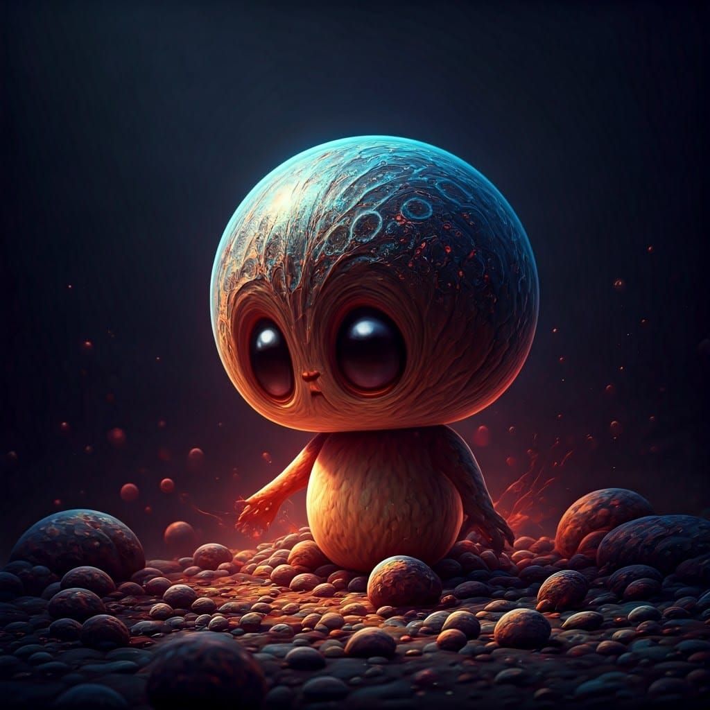 Fantastical Matte Painting in Deep Color, 8K