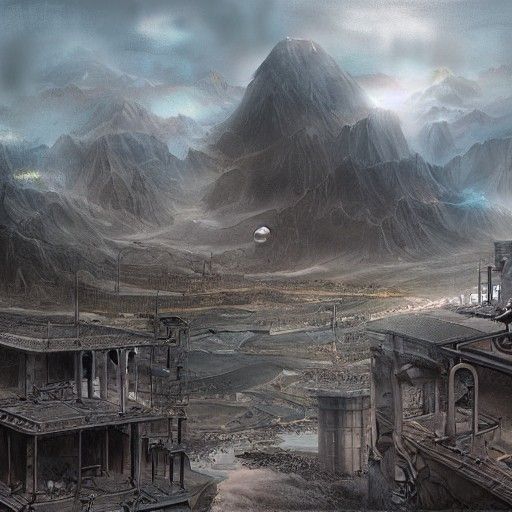 Detailed Matte Painting of Jinx