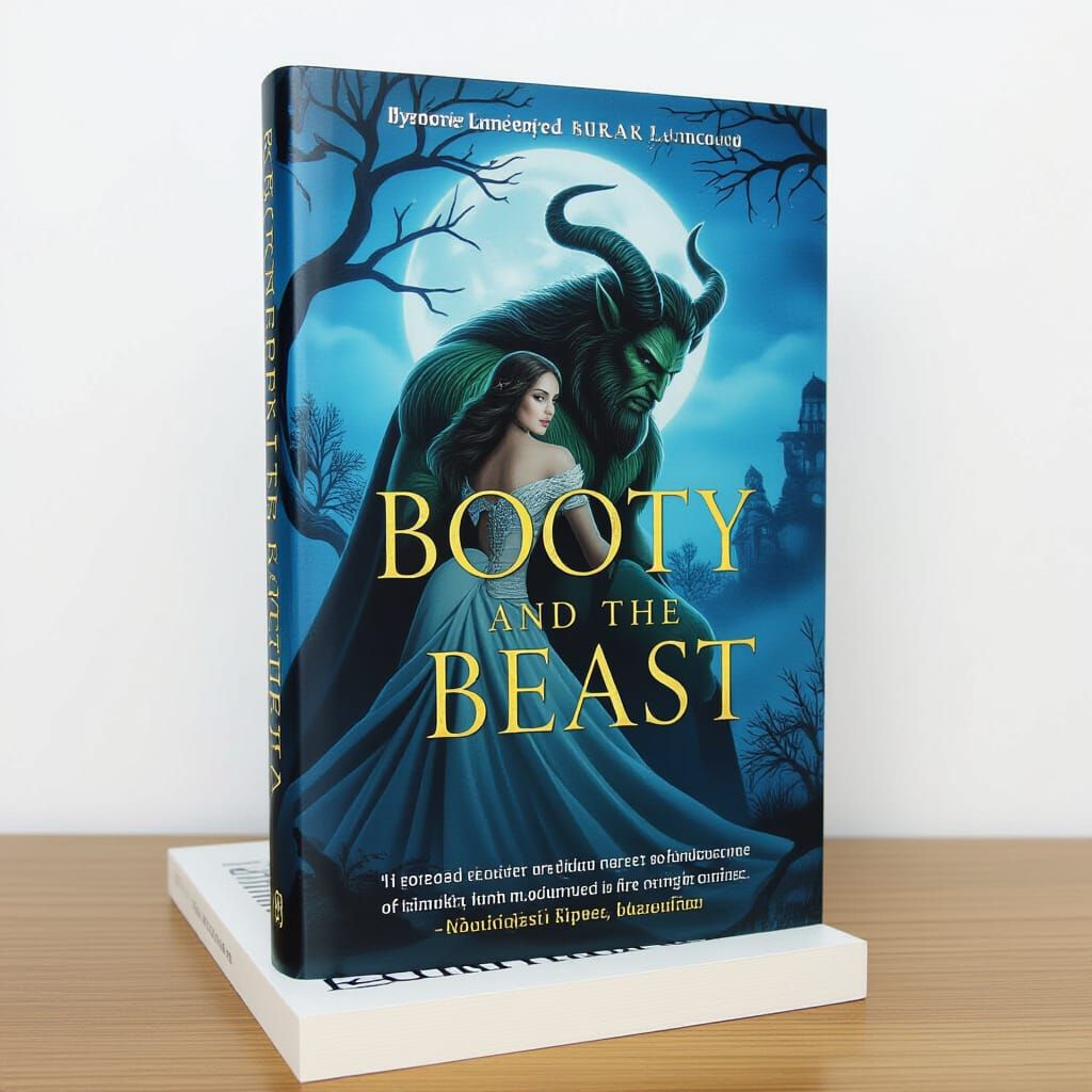 Paperback Romance Novel: "Booty and the Beast" Cover