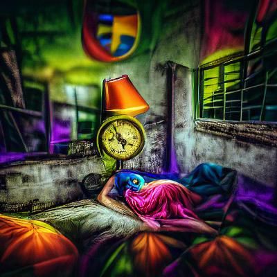 Colorful Insomnia Dreamscape in 8k Resolution