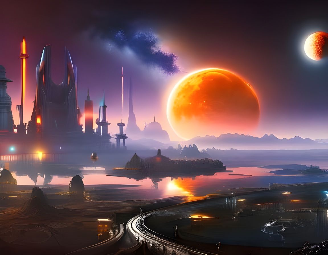 highway to Proxima Centauri space port