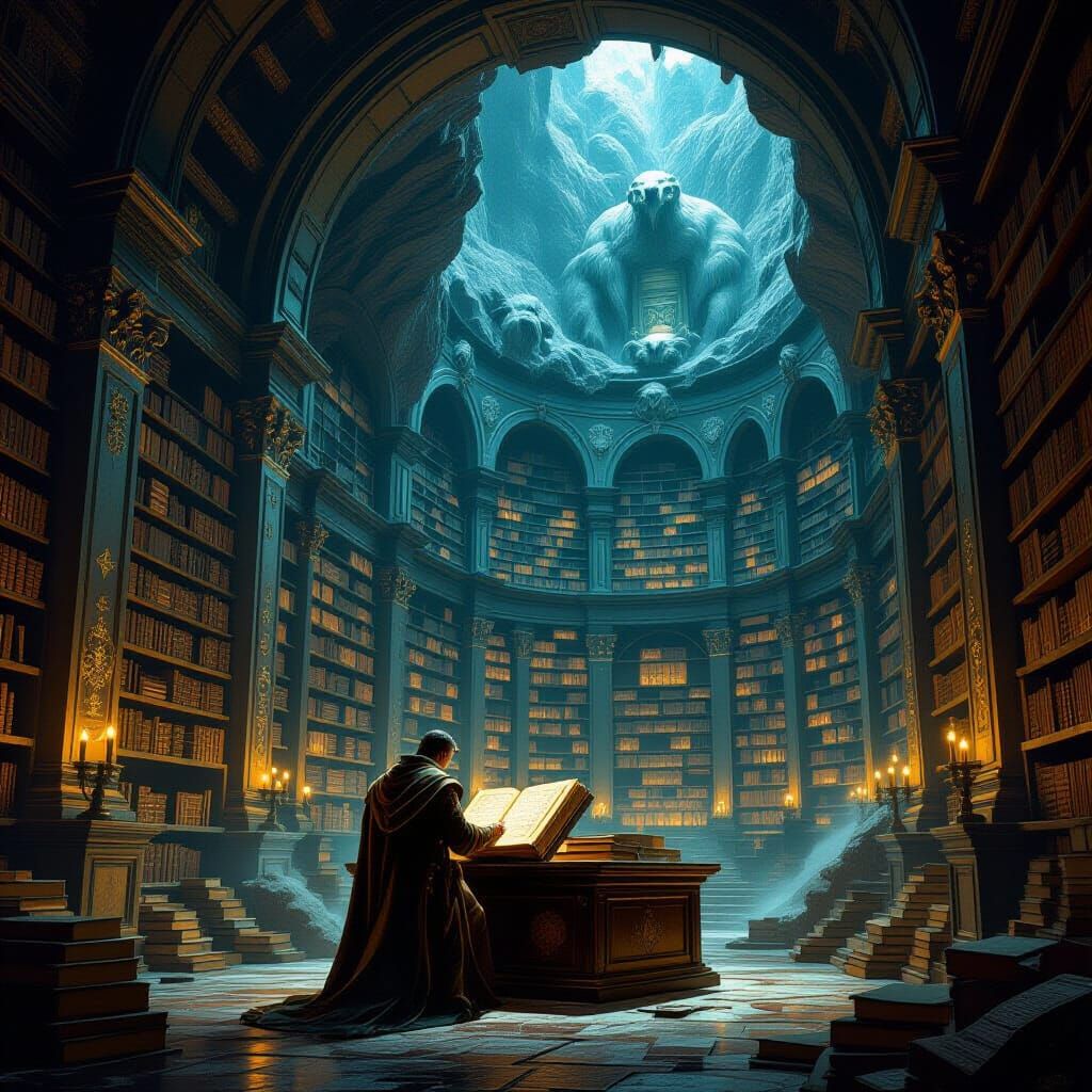Mountain Library: Baroque Dark Fantasy