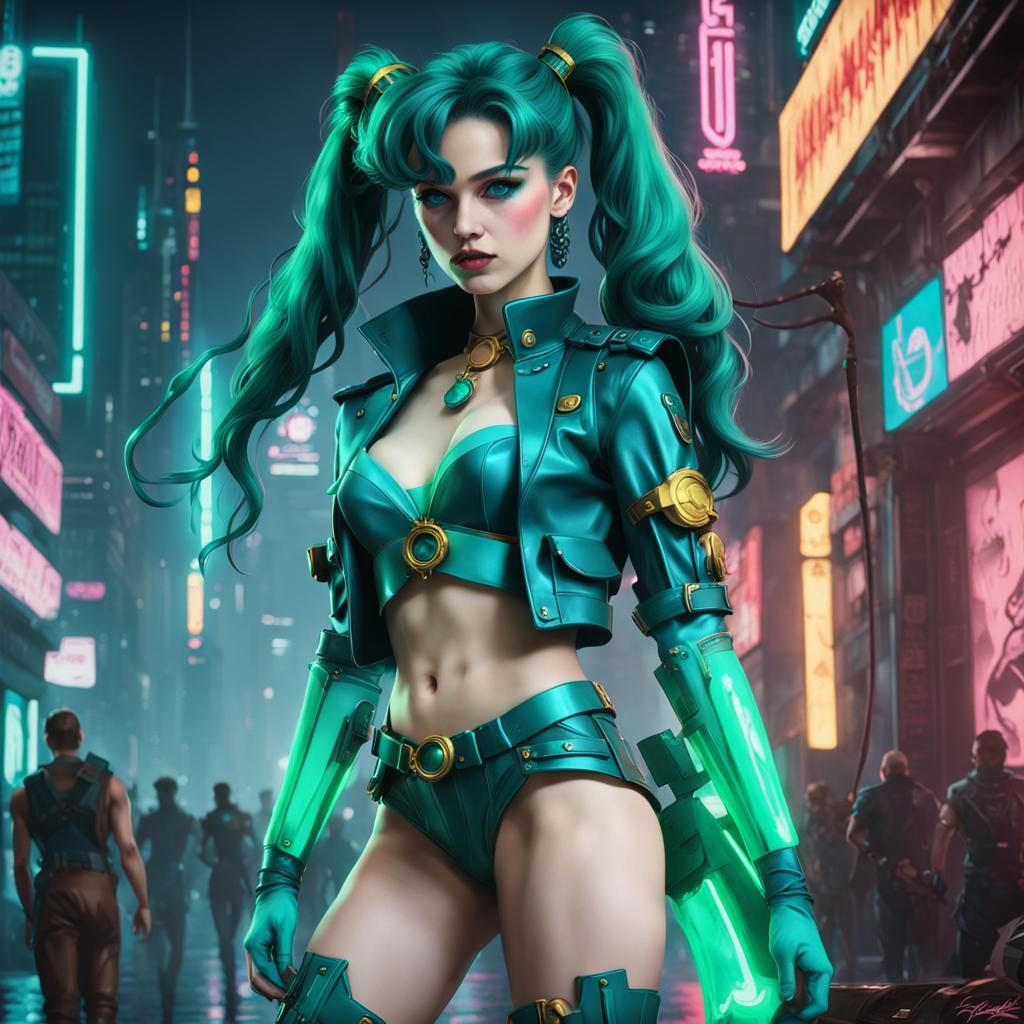 Cyberpunk Sailor Neptune