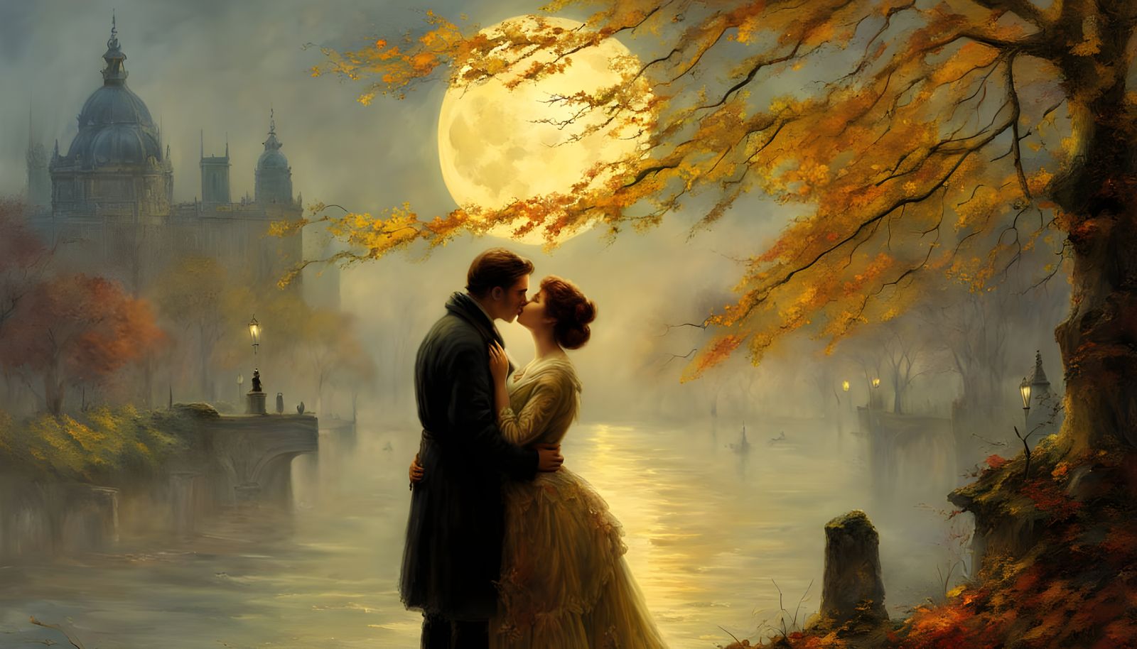 Whispers Beneath the Autumn Moon